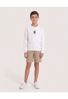 Bermuda Jogger Básica Para Niño  Infantil Niño Café Ostu