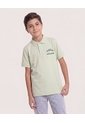 Polo Let The Adventure Begin Para Niño  Infantil Niño Verde Ostu de Ostu