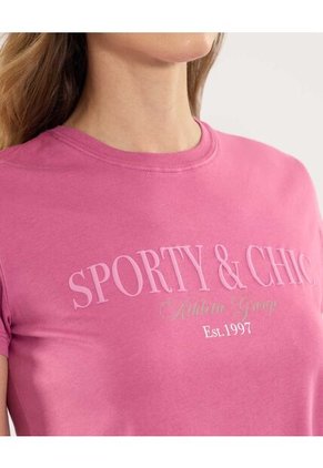 Camiseta Para Mujer Manga Corta Cuello Redondo Color Morado Marca Ostu #40092611