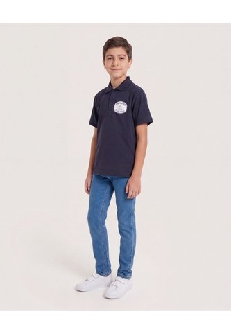 Polo Outdoor Camp Adventure Para Niño  Infantil Niño Azul Ostu Ostu