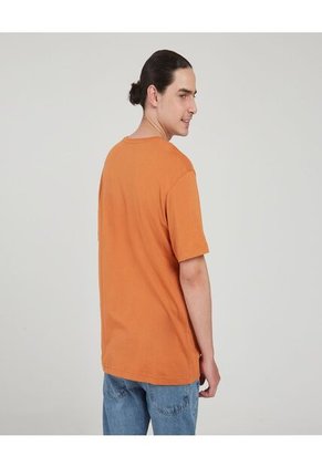 Camiseta Para Hombre Manga Corta Color Café  Marca Ostu #60091049