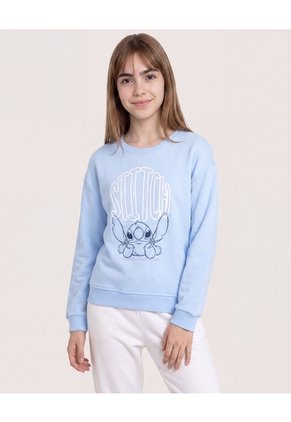 Buzo Stitch Dreamy Vibes Para Niña  Infantil Niña Azul Ostu