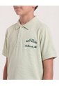 Polo Let The Adventure Begin Para Niño  Infantil Niño Verde Ostu de Ostu