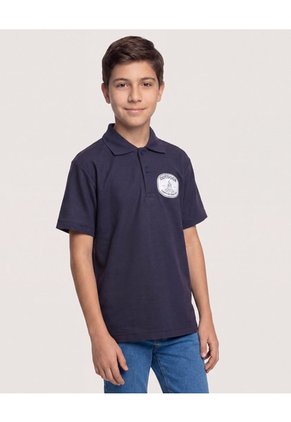 Polo Outdoor Camp Adventure Para Niño Infantil Niño Azul Ostu