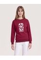 Buzo Sunny Flores Bordadas Para Niña  Infantil Niña Vino Ostu de Ostu