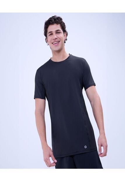 Camiseta Para Hombre Manga Corta Cuello Redondo Color Negro Marca Ostu #60091492