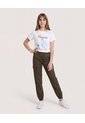 Pantalón Cargo Utility Fit Para Niña  Infantil Niña Verde Ostu de Ostu