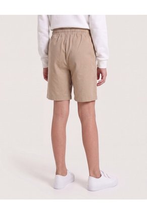 Bermuda Jogger Básica Para Niño  Infantil Niño Café Ostu
