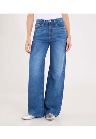 Jean Para Mujer Straight Color Azul Marca Ostu #40160597 Ostu