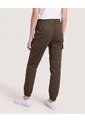 Pantalón Cargo Utility Fit Para Niña  Infantil Niña Verde Ostu de Ostu