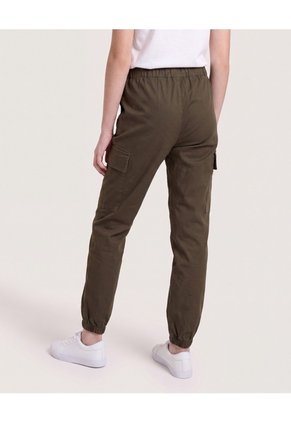 Pantalón Cargo Utility Fit Para Niña  Infantil Niña Verde Ostu