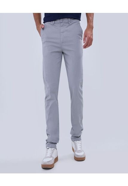 Pantalon Para Hombre Chino Color Gris  Marca Ostu #60070300