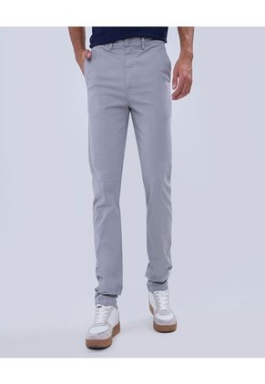 Pantalon Para Hombre Chino Color Gris  Marca Ostu #60070300