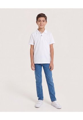 Jean Regular De Uso Diario Para Niño  Infantil Niño Azul Ostu