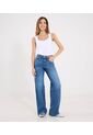 Jean Para Mujer Straight Color Azul Marca Ostu #40160597 de Ostu