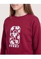 Buzo Sunny Flores Bordadas Para Niña  Infantil Niña Vino Ostu de Ostu