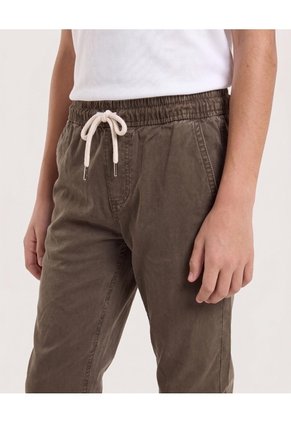 Jean Jogger Ajuste Casual Para Niño Infantil Niño Verde Ostu