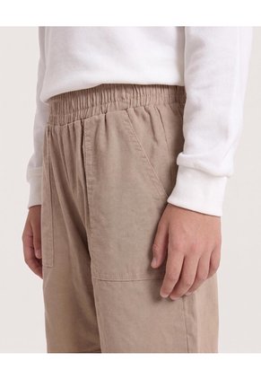 Bermuda Jogger Básica Para Niño  Infantil Niño Café Ostu