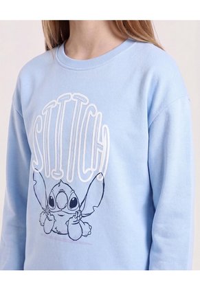 Buzo Stitch Dreamy Vibes Para Niña  Infantil Niña Azul Ostu