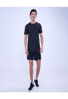 Camiseta Para Hombre Manga Corta Cuello Redondo Color Negro Marca Ostu #60091492