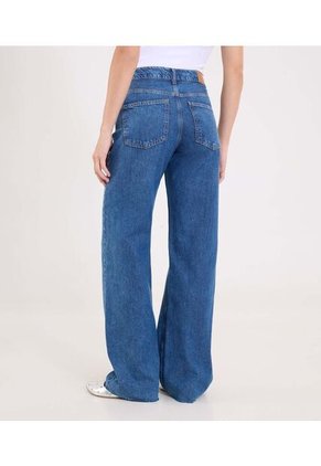 Jean Para Mujer Straight Color Azul Marca Ostu #40160597
