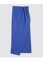 Falda Para Mujer Medio Color Azul Rey Marca Ostu #40140156 de Ostu