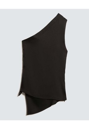 Blusa Para Mujer Manga Sisa Color Negro Marca Ostu #40121086