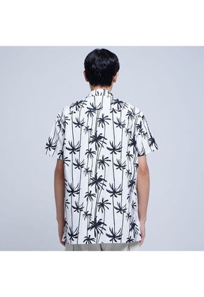 Camisa Para Hombre Manga Corta Sin Bolsillo Color Negro Marca Ostu #60010621