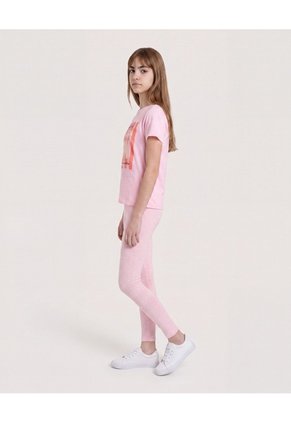 Camiseta Vacation Mode On Para Niña Infantil Niña Rosa Ostu
