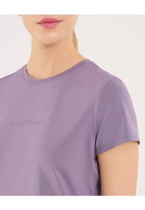 Camiseta Para Mujer Manga Corta Cuello Redondo Color Morado Marca Ostu #40092536