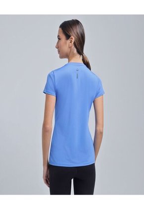 Camiseta Para Mujer Manga Corta Color Azul  Marca Ostu #40092068