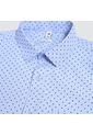Camisa Para Hombre Manga Larga Con Bolsillo Color Azul  Marca Ostu #60010643 de Ostu
