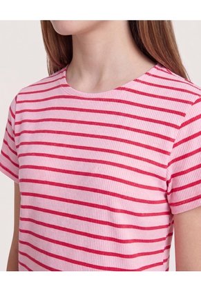 Vestido Rayas Everyday Para Niña Infantil Niña Rosa Ostu