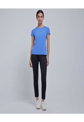 Camiseta Para Mujer Manga Corta Color Azul  Marca Ostu #40092068