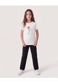 Camiseta Manga Corta Sirena  Infantil Niña Crema Ostu de Ostu