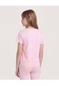 Camiseta Vacation Mode On Para Niña  Infantil Niña Rosa Ostu de Ostu