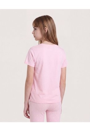 Camiseta Vacation Mode On Para Niña Infantil Niña Rosa Ostu
