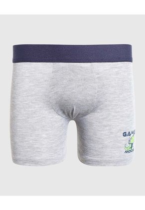 Boxer Infantil Niño Filete Medio Color Gris Marca Ostu #80000095