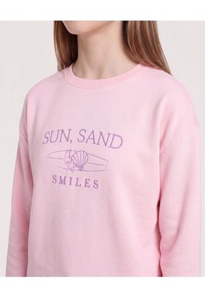 Buzo Sun Sand Smiles Para Niña Infantil Niña Rosa Ostu