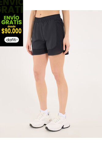 Short Para Mujer Multiusos Plano Color Negro Marca Ostu #40190336 Ostu