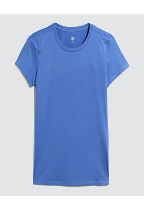 Camiseta Para Mujer Manga Corta Color Azul  Marca Ostu #40092068