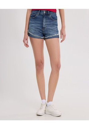 Short Para Mujer Relax Color Azul Marca Ostu #40190341