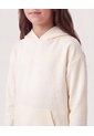 Buzo Hoodie Con Estampado Veraniego  Infantil Niña Crema Ostu de Ostu