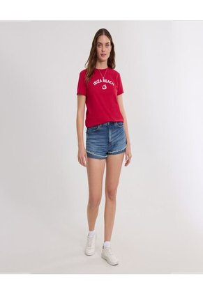 Short Para Mujer Relax Color Azul Marca Ostu #40190341