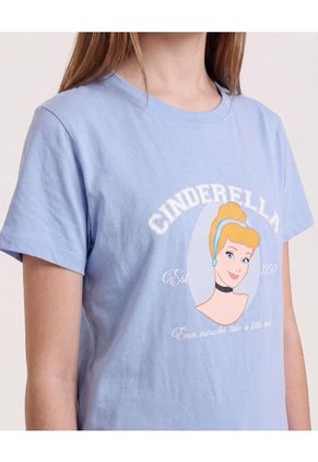 Camiseta Cenicienta Classic Dream Para Niña Infantil Niña Azul Ostu