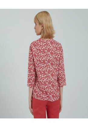 Blusa Para Mujer Manga 3/4 Color Amarillo Marca Ostu #40120836