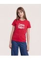Camiseta Chasing Sunsets Para Niña  Infantil Niña Rojo Ostu de Ostu