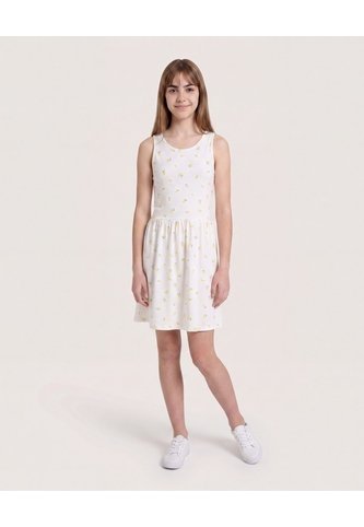 Vestido Flores De Primavera Para Niña  Infantil Niña Crema Ostu Ostu