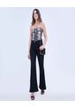 Jean Para Mujer Jeggings Flare Color Negro Marca Ostu #40160468 de Ostu