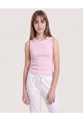 Camiseta Tank Dreams Club Para Niña Infantil Niña Rosa Ostu
